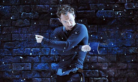 Jude Law as Hamlet, Photograph by Tristram Kenton